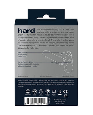 Hard VeDo Hard Rechargeable C-Ring - Black - Image 2