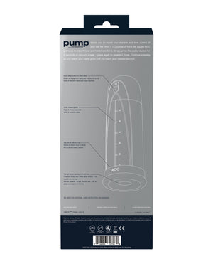 VeDO VeDO Pump Rechargeable Vacuum Penis Pump - Just Black