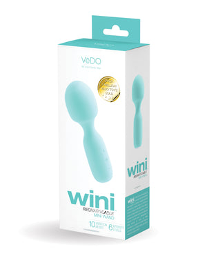 VeDO VeDo Wini Rechargeable Mini Wand - Tease Me Turquoise - Image 5