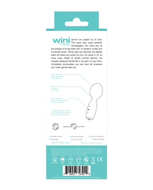 VeDO VeDo Wini Rechargeable Mini Wand - Tease Me Turquoise