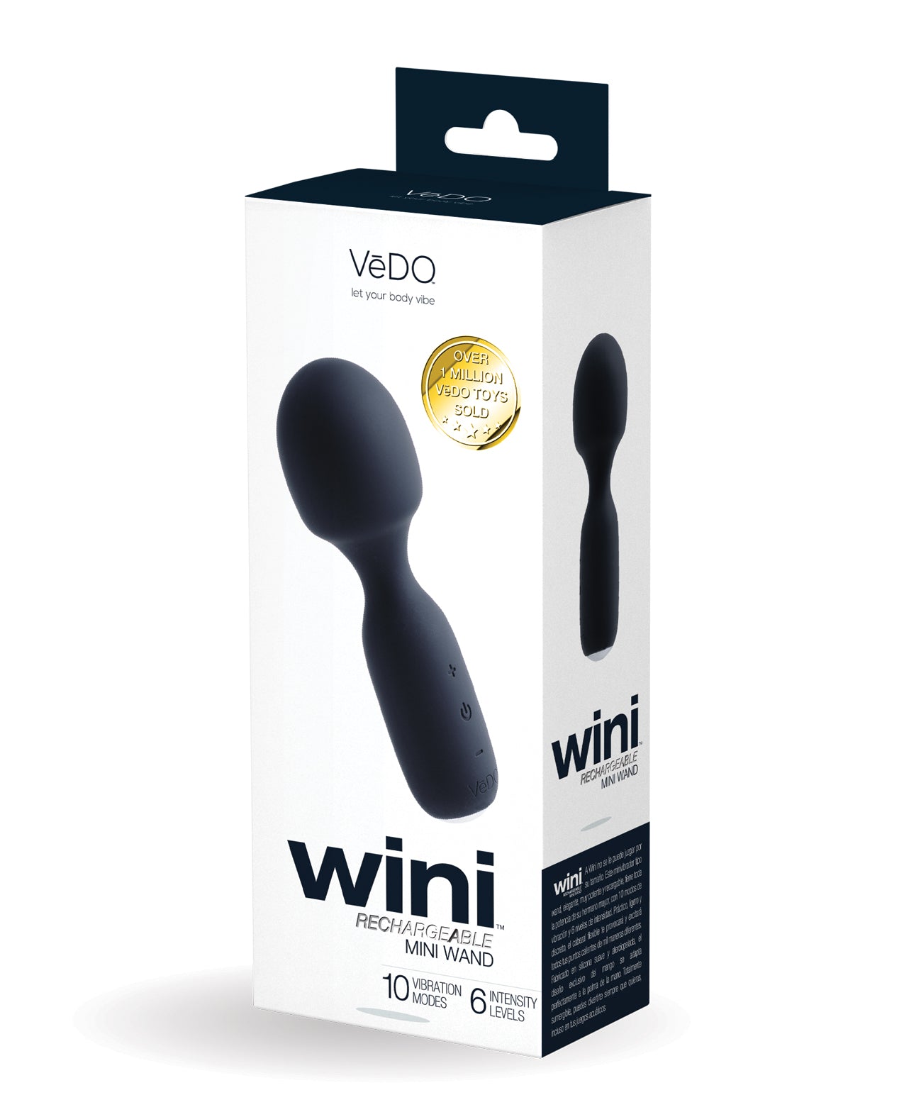 VeDO VeDo Wini Rechargeable Mini Wand - Just Black