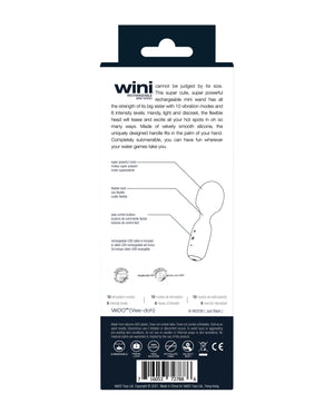 VeDO VeDo Wini Rechargeable Mini Wand - Just Black - Image 2