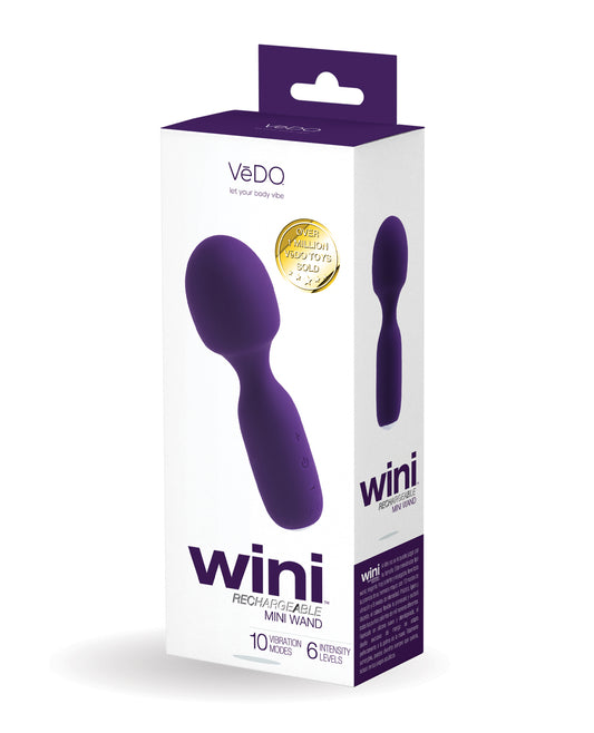 VeDO VeDo Wini Rechargeable Mini Wand - Deep Purple
