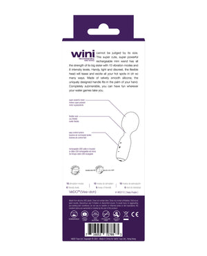 VeDO VeDo Wini Rechargeable Mini Wand - Deep Purple - Image 5