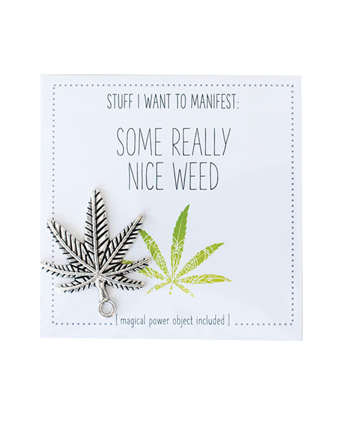 Warm Human Warm Human Some Really Nice Weed Mini Card &amp; Charm