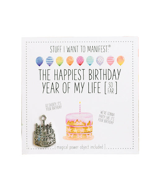 Warm Human Warm Human The Best Birthday Year of My Life (So Far) Mini Card &amp; Charm