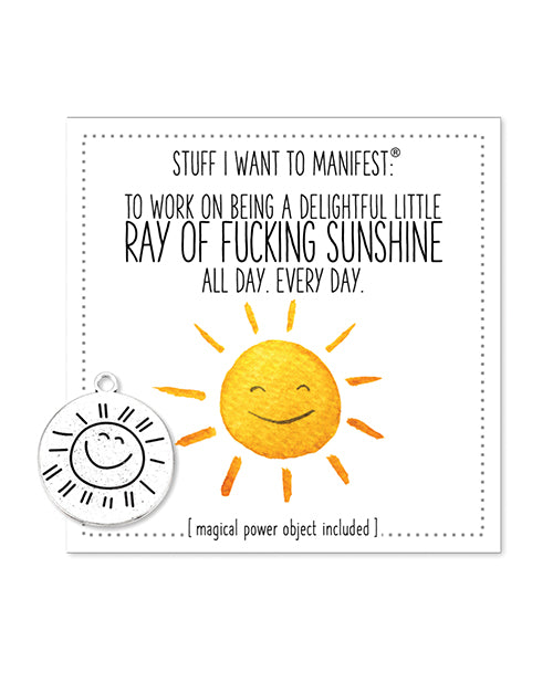 Warm Human Warm Human Ray of Fucking Sunshine Mini Card &amp; Charm