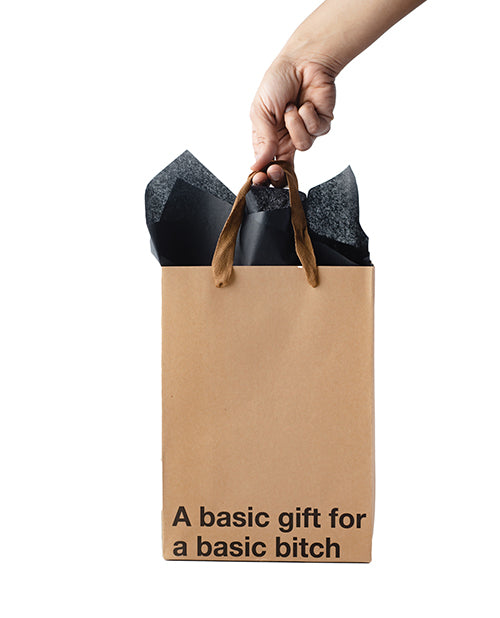 Wood Rocket A Basic Gift For a Basic Bitch Gift Bag - Pack of 3 - Image 2