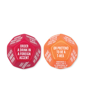 Wood Rocket Girls Night Out Do or Dare Dice Game - Red - Image 2