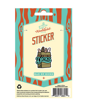 Eat A Bag Of Dicks Sticker - Image 3