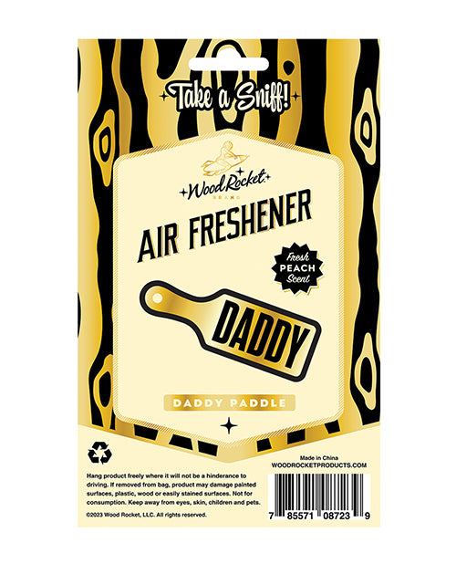 Wood Rocket Wood Rocket Daddy Paddle Air Freshener - Peach - Image 2