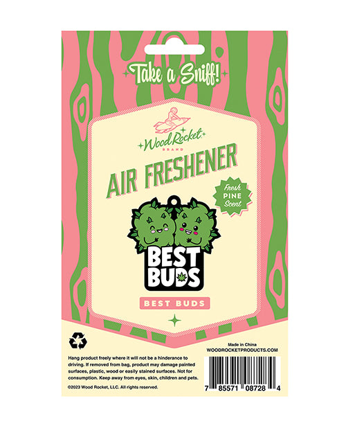 Wood Rocket Best Buds Air Freshener - Pine - Image 2