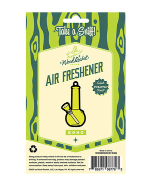 Wood Rocket Bong Air Freshener - Pineapple - Image 3