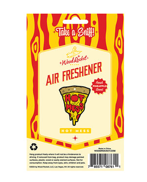 Wood Rocket Wood Rocket Hot Mess Air Freshener - Pineapple - Image 3