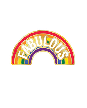 Wood Rocket Wood Rocket Fabulous Enamel Pin - Image 2