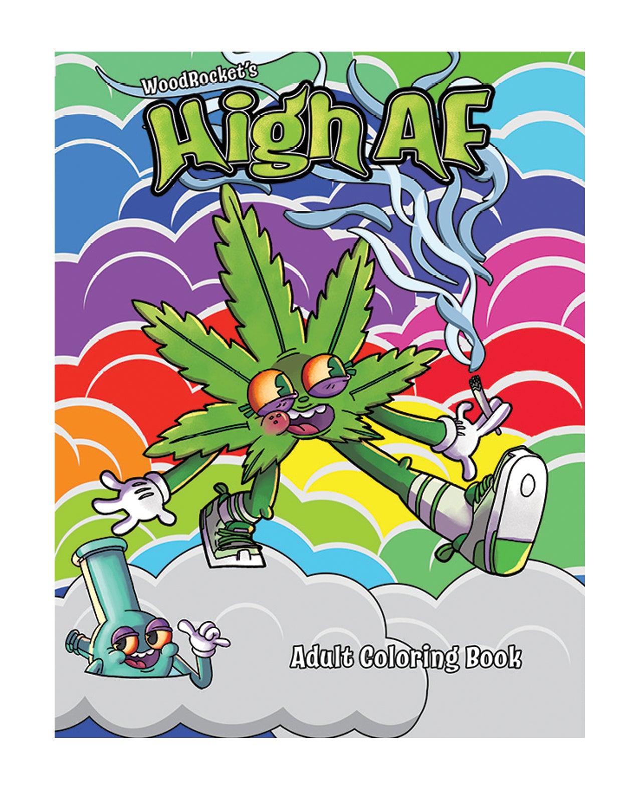 Wood Rocket Wood Rocket High AF Adult Coloring Book