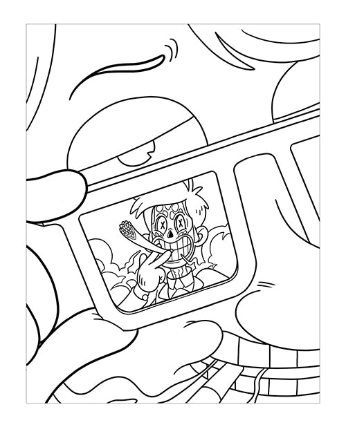 Wood Rocket Wood Rocket Killer Buds Adult Coloring Book - Image 2