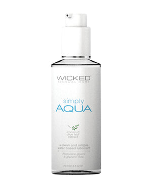 Wicked Sensual Care Wicked Sensual Care Simply Aqua Waterbased Lubricant - 2.3 oz