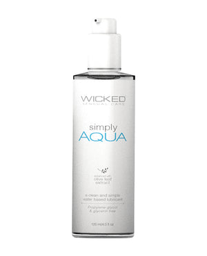Wicked Sensual Care Wicked Sensual Care Simply Aqua Waterbased Lubricant - 4 oz