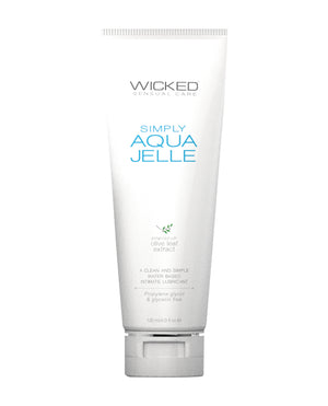 Wicked Sensual Care Wicked Sensual Care Simply Aqua Jelle Waterbased Lubricant - 4 oz