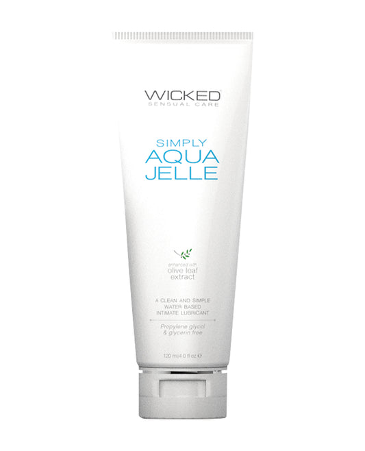 Wicked Sensual Care Wicked Sensual Care Simply Aqua Jelle Waterbased Lubricant - 4 oz