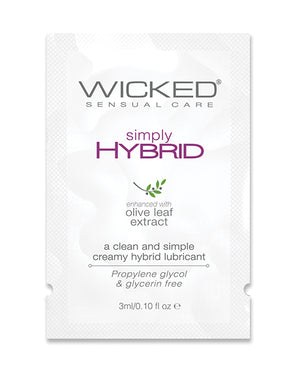 Wicked Sensual Care Wicked Sensual Care Simply Hybrid Lubricant - .1 oz - Image 2