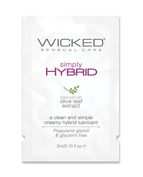 Wicked Sensual Care Wicked Sensual Care Simply Hybrid Lubricant - .1 oz - Image 2