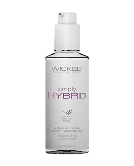Wicked Sensual Care Wicked Sensual Care Simply Hybrid Lubricant - 2.3 oz