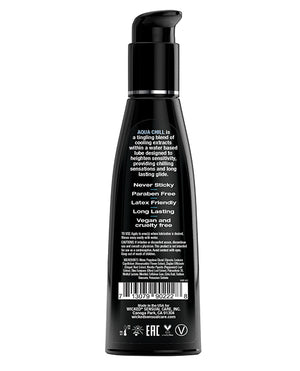 Wicked Sensual Care Wicked Sensual Care Aqua Chill Water Based Cooling Lubricant - 4 oz - Image 2