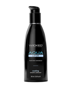 Wicked Sensual Care Wicked Sensual Care Aqua Chill Water Based Cooling Lubricant - 2 oz - Image 2