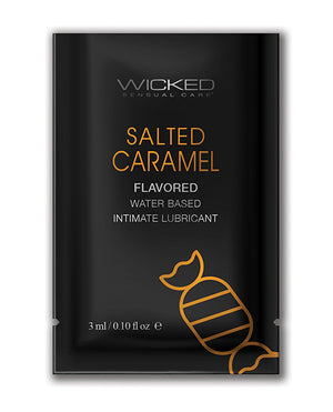 Wicked Sensual Care Wicked Sensual Care Aqua Waterbased Lubricant - .1 oz Salted Caramel