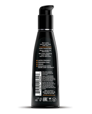 Wicked Sensual Care Wicked Sensual Care Aqua Waterbased Lubricant - 4 oz Cinnamon Bun - Image 2