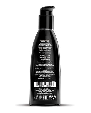 Wicked Sensual Care Wicked Sensual Care Ultra Silicone Based Lubricant - 2 oz Fragrance Free - Image 2
