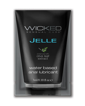 Wicked Sensual Care Wicked Sensual Care Jelle Water Based Anal Lubricant - .1 oz Fragrance Free - Image 2