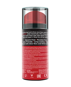 Wicked Sensual Care Wicked Sensual Care Toy Love Heat Water Based Warming Lubricant - 3.3 oz - Image 2