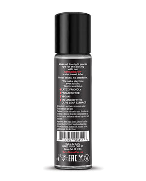 Wicked Sensual Care Wicked Sensual Care Aqua Water Based Lubricant - 1 oz Strawberry - Image 2