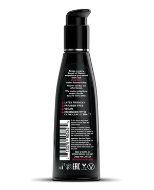 Wicked Sensual Care Wicked Sensual Care Aqua Water Based Lubricant - 4 oz Cherry - Image 2