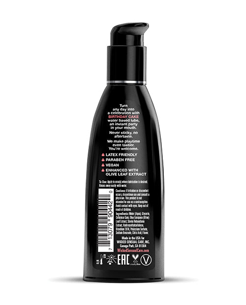 Wicked Sensual Care Wicked Sensual Care Water Based Lubricant - 2 oz Birthday Cake