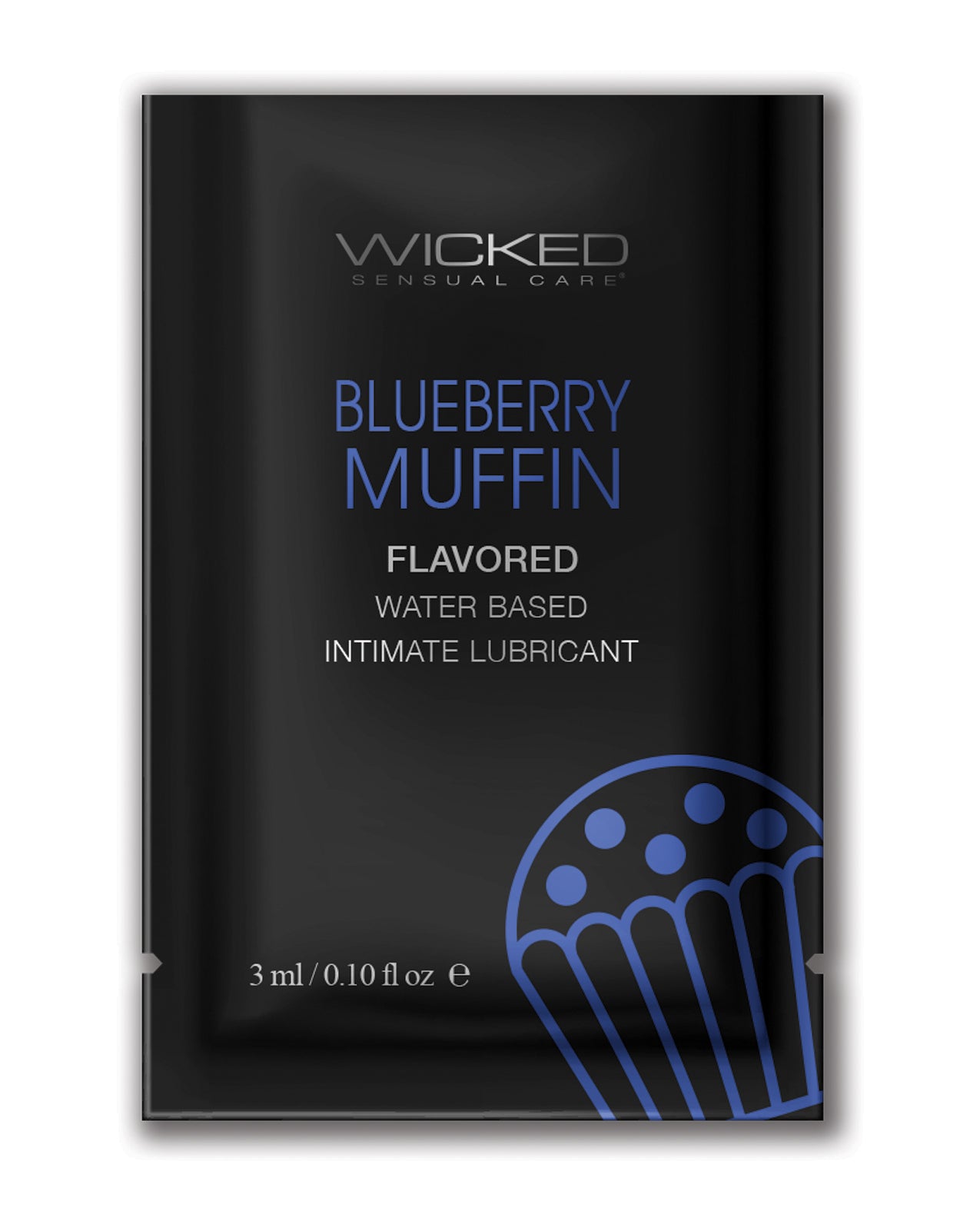 Wicked Sensual Care Wicked Sensual Care Water Based Lubricant - .1 oz Blueberry Muffin