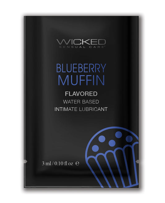 Wicked Sensual Care Wicked Sensual Care Water Based Lubricant - .1 oz Blueberry Muffin