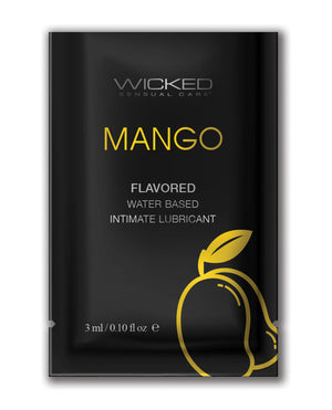Wicked Sensual Care Wicked Sensual Care Water Based Lubricant - .1 oz Mango - Image 2