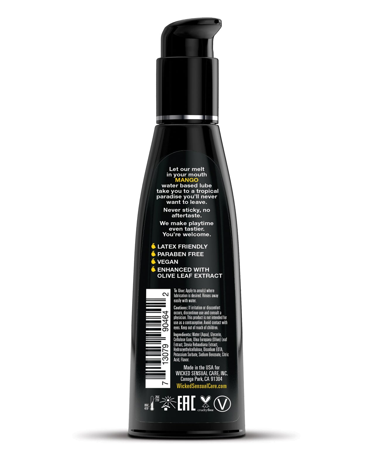 Wicked Sensual Care Wicked Sensual Care Water Based Lubricant - 4 oz Mango
