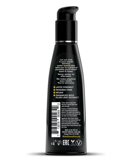 Wicked Sensual Care Wicked Sensual Care Water Based Lubricant - 4 oz Mango