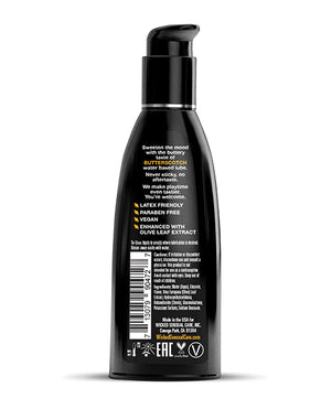 Wicked Sensual Care Aqua Water Based Lubricant - 2 oz Butterscotch - Image 2