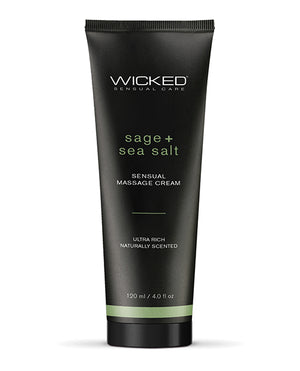 Wicked Sensual Care Wicked Sensual Care Sage &amp; Sea Salt Massage Cream - 4 oz