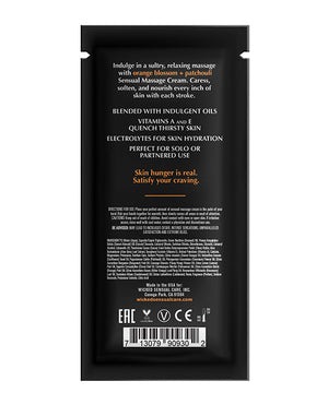 Wicked Sensual Care Wicked Sensual Care Orange Blossom &amp; Patchouli Massage Cream - .34 oz - Image 2