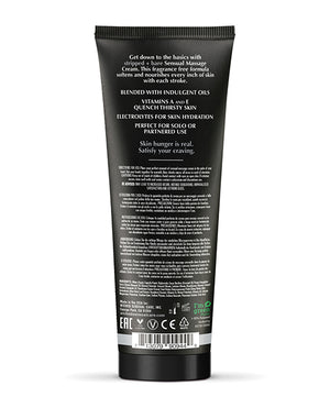 Wicked Sensual Care Wicked Sensual Care Stripped &amp; Bare Unscented Massage Cream - 4 oz - Image 2