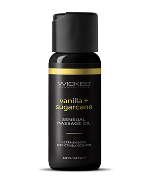 Wicked Sensual Care Wicked Sensual Care Vanilla &amp; Sugarcane Massage Oil - 4 oz