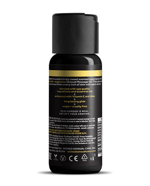 Wicked Sensual Care Wicked Sensual Care Vanilla &amp; Sugarcane Massage Oil - 4 oz - Image 2