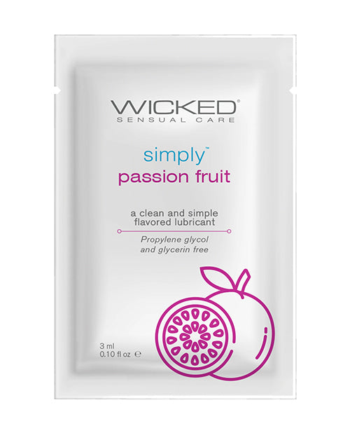 Wicked Sensual Care Wicked Sensual Care Simply Water Based Lubricant - .1 oz Passion Fruit